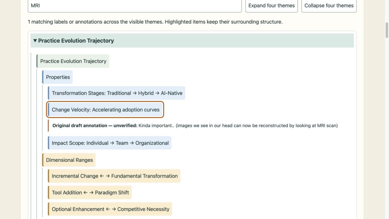 Reading claims from project text interactive example